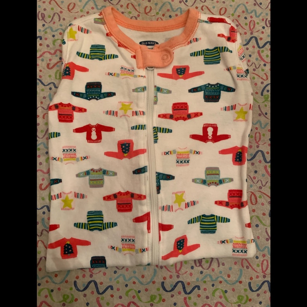 OLD NAVY GIRLS FOOTIE Sz 12-18M